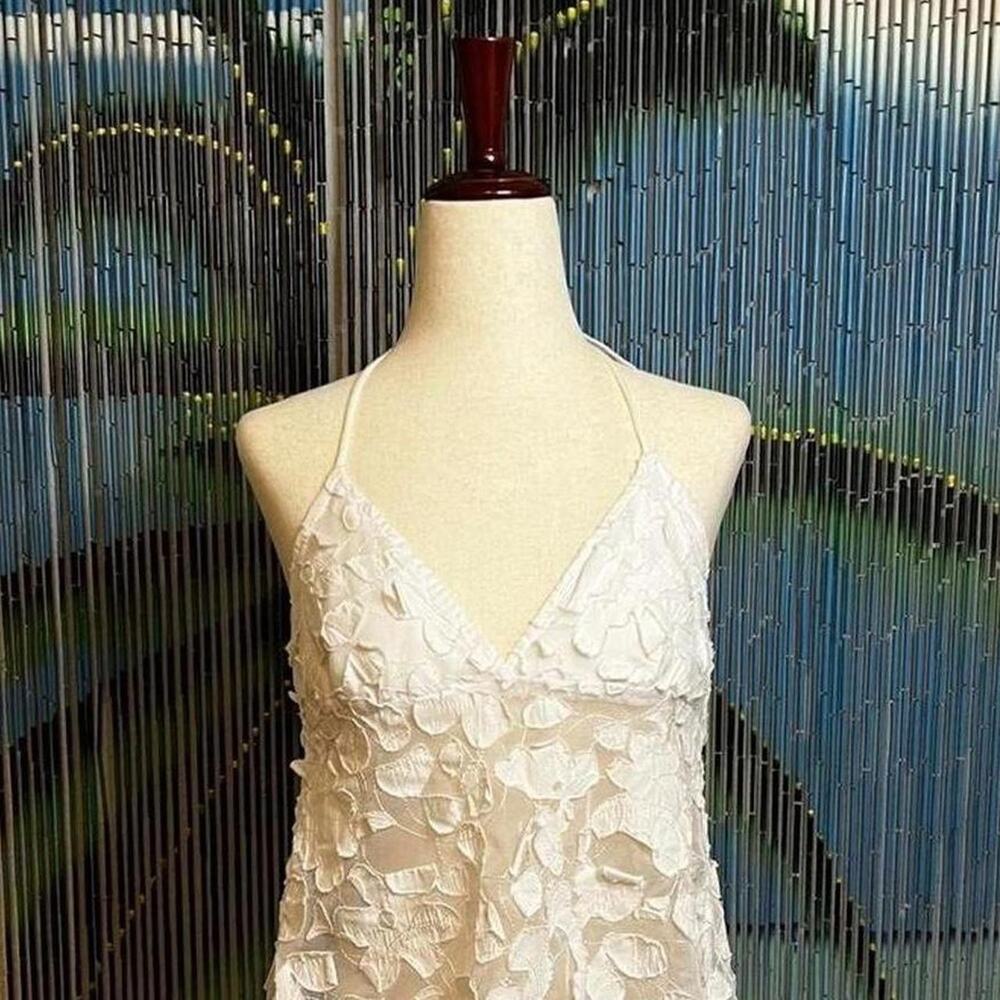 Vintage y2k backless triangle halter
